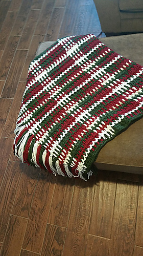 Crochet Christmas Blanket by GuChet 1