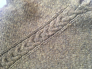 Detail of the shoulder tie