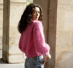 Pull raglan en angora Anny Blatt