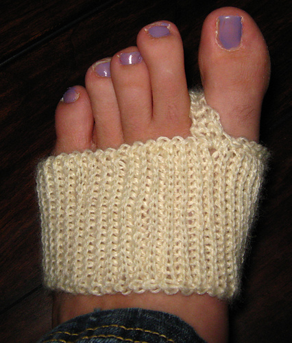 Looks Like Knit Ribbed Sandal Socklet photo 2