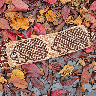 HAPPY HEDGEHOG MOSAIC BLANKET STRIP