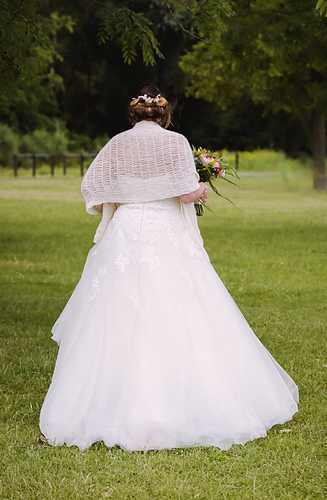 beaded bridal shawl