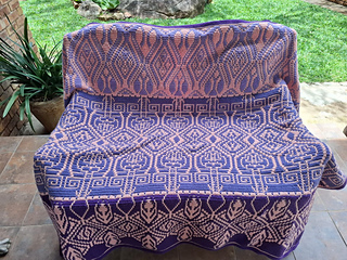 Tested blanket; the crocheter chose to create her own variant of the pattern