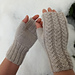 Fingerless Textured Mittens pattern