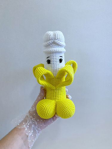 Banan Penis hekling voksen leketøy - Mariana Kovalchuk