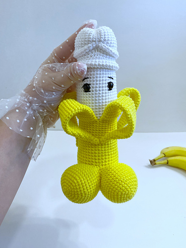 Banan Penis hekling voksen leketøy - Mariana Kovalchuk
