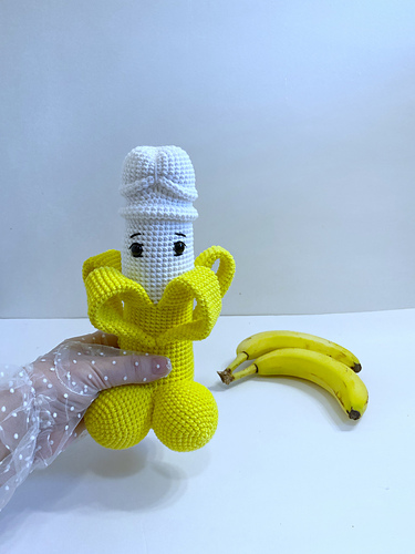 Banan Penis hekling voksen leketøy - Mariana Kovalchuk