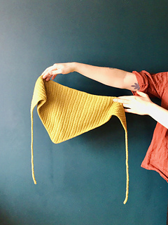 Side one with vertical stripes