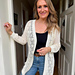 Ribbed Easy Peachy Cardigan pattern 
