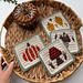 Fall Into Place Coasters pattern