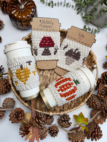 Fall Into Place Cup Holders