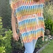 Skittle Stripe Poncho pattern 