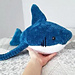 Shark plush toy pattern