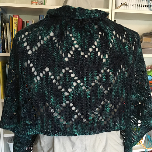 Diamond Love Crochet Scarf/Wrap photo 7
