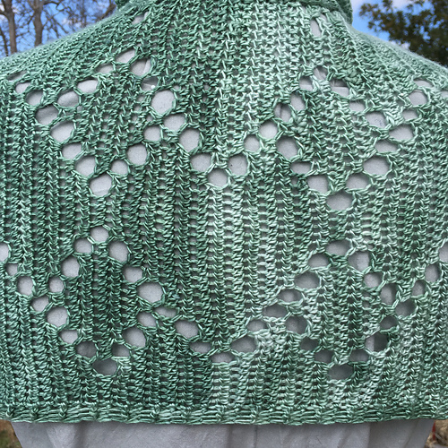 Diamond Love Crochet Scarf/Wrap photo 6