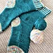Diamond River Socks pattern 