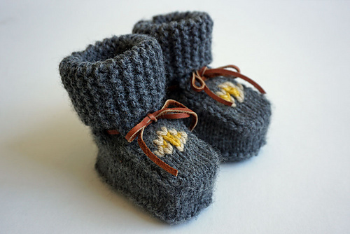Ravelry: The Henry Moccasins pattern by Hayley Rigali