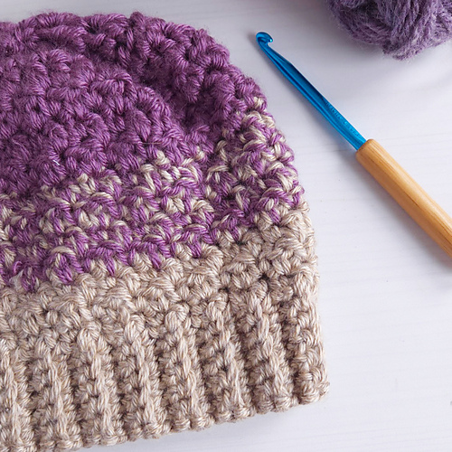 Ombre Lemon Peel Stitch Hat