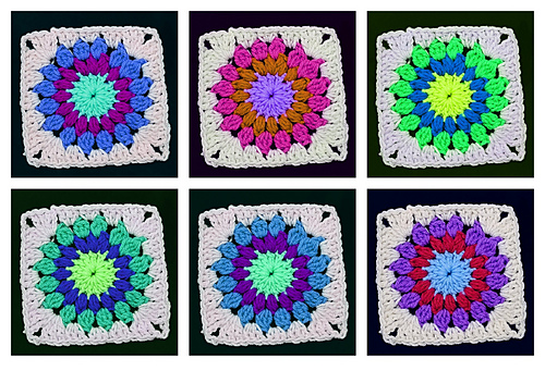 starburst granny square photo 10