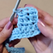 Interlocking tr washcloth pattern 