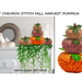 TIGHT CHEVRON pumpkin pattern 