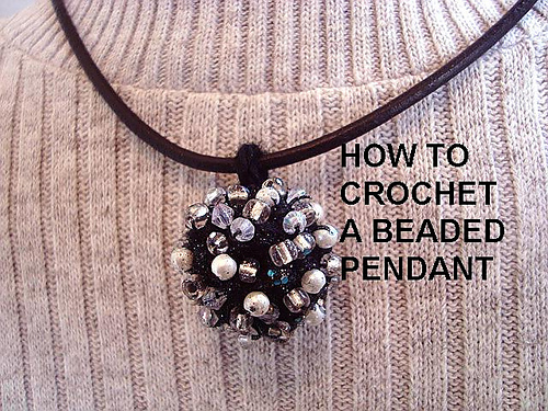 BEADED BALL PENDANT photo 3