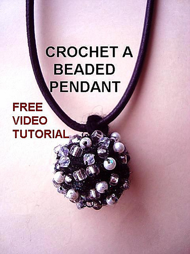 BEADED BALL PENDANT photo 1