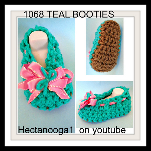 #1068 - TEAL BOOTIES photo 2