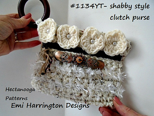 1134 - Shabby Style Clutch bag photo 2