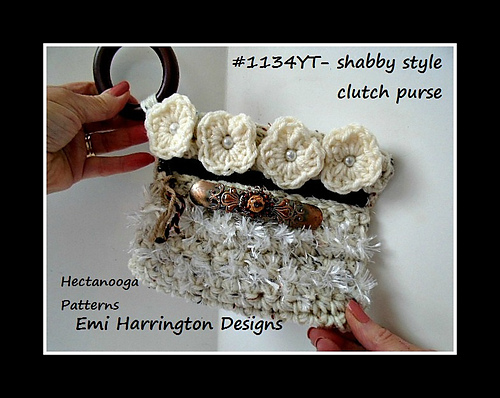 1134 - Shabby Style Clutch bag photo 1