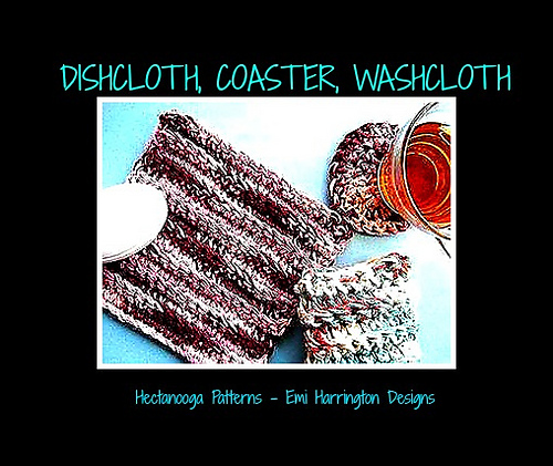 CROCHET DISHCLOTH, COASTER & PLACEMAT photo 1