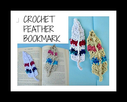 crochet feather photo 2