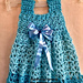2217yt-BLUE girl's dress photo 2