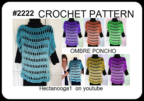 2222yt- SUMMER PONCHO Sweater photo 3