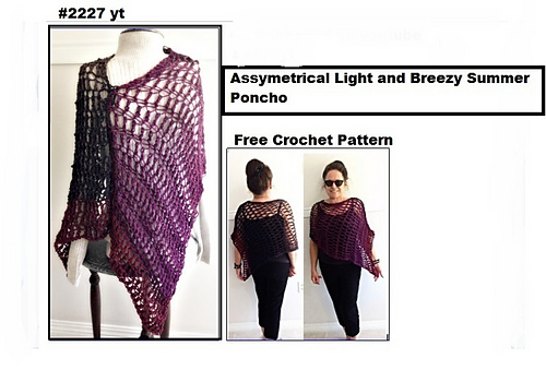 2227yt - LIGHT BREEZY Poncho photo 2