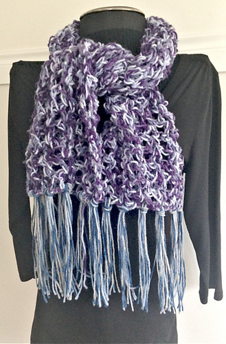 2229yt- GRAPE Rectangle Shawl photo 6