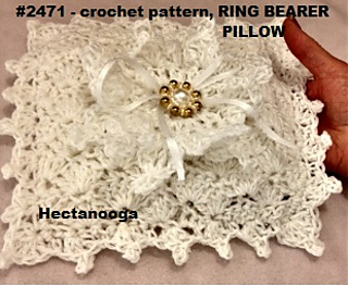 Ravelry 2471 Bridal Wedding Ring Pillow Pattern By Emi Harrington
