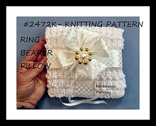 2472k Bridal Wedding Ring Pillow Pattern By Emi Harrington Ravelry