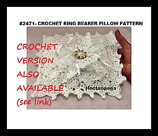 Ravelry 2472k Bridal Wedding Ring Pillow Pattern By Emi Harrington
