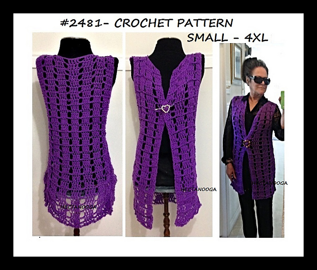 easy crochet duster pattern
