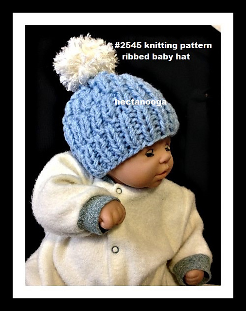 ribbed baby hat
