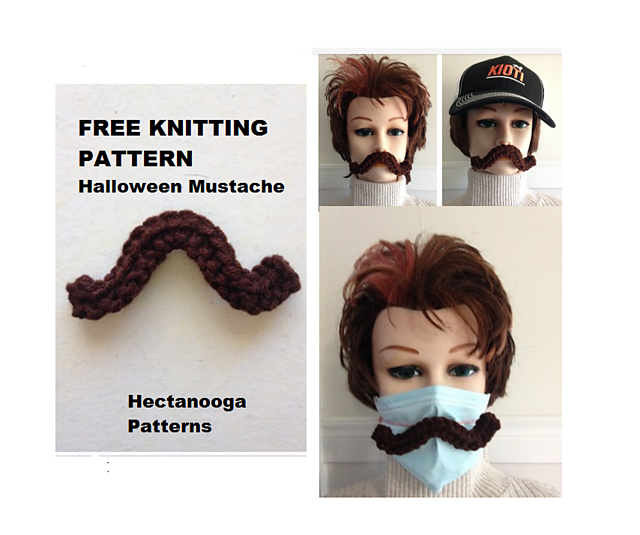 Ravelry Halloween Mustache pattern by Emi Harrington