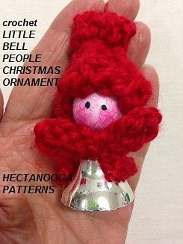 Ravelry: 2786- Bell People Christmas Ornament pattern by Emi Harrington