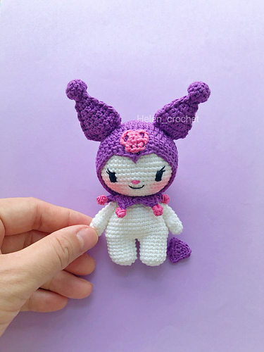 Melody og Kuromi - Helen Crochet