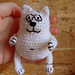 white fat cat pattern 