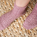 Feather Vane Socks pattern 