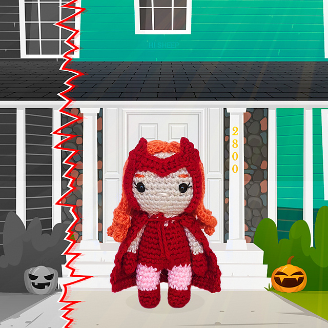 Ravelry Wanda Halloween Costume pattern by Milagros Sierra