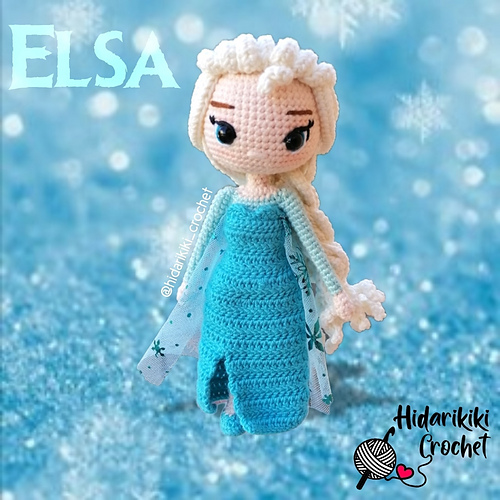 Ravelry: Elsa Frozen Amigurumi pattern by Carmen Lago