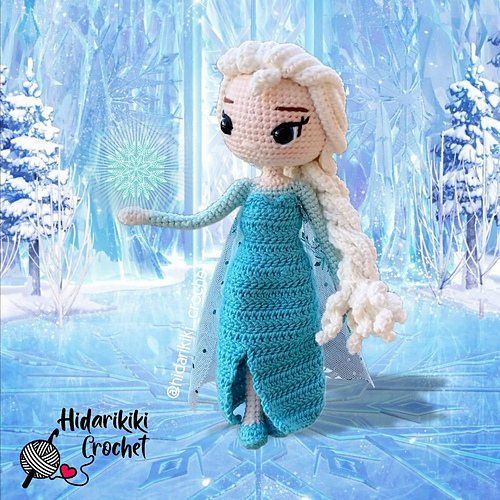 Ravelry: Elsa Frozen Amigurumi pattern by Carmen Lago
