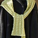Double Eyelet Rib Scarf pattern 